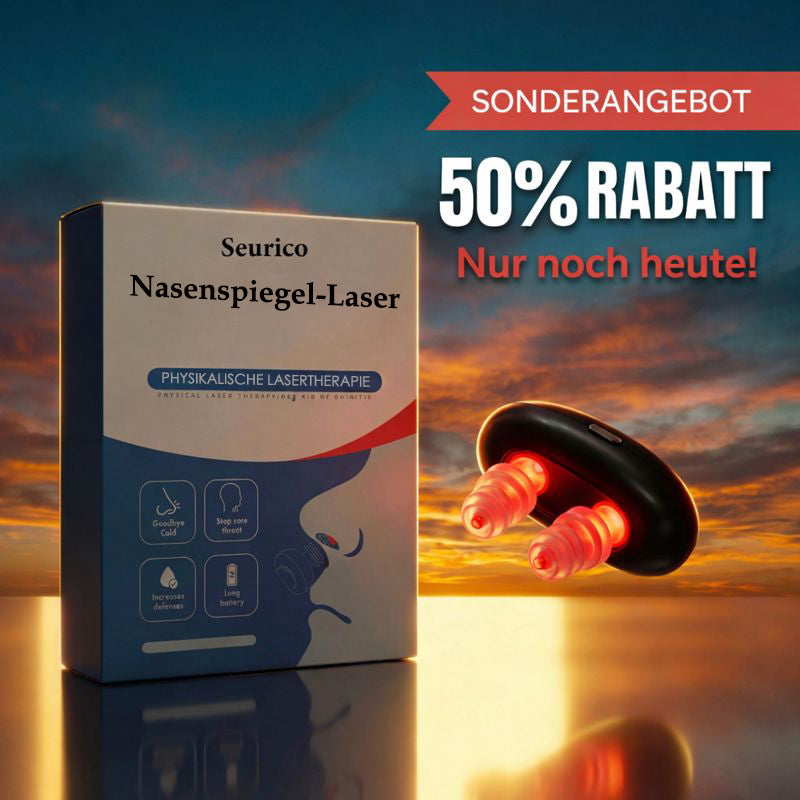 Seurico® Rotlichttherapie zur Linderung von Nasenverstopfung